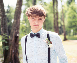 лесная свадьба в стиле бохо, образ жениха