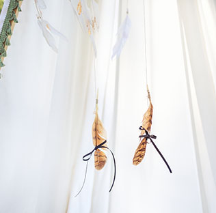 лесная свадьба в стиле бохо, декор церемонии