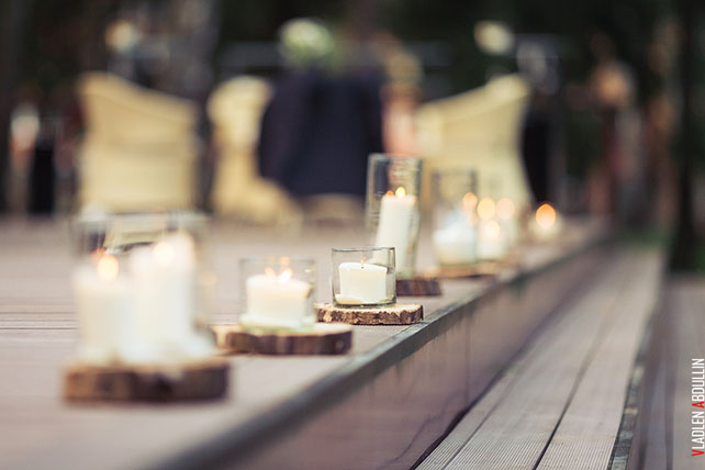 лесная свадьба в стиле бохо, декор места торжества