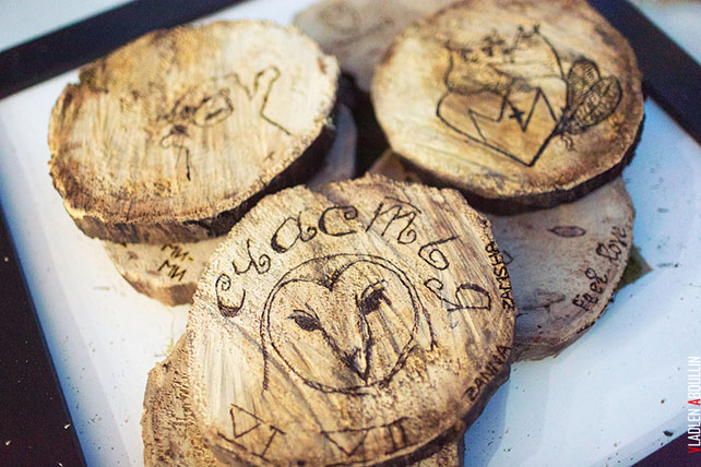 лесная свадьба в стиле бохо, развлечение для гостей