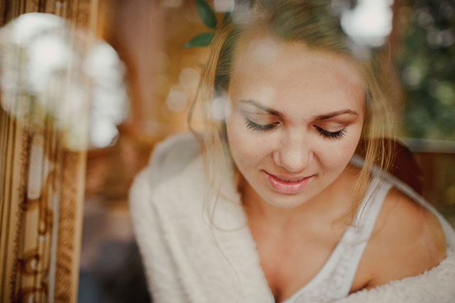 Свадьба в стиле эко-рустик, макияж невесты