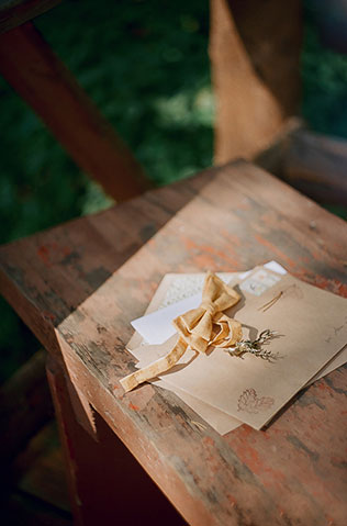 Свадьба в стиле эко-рустик, приглашения