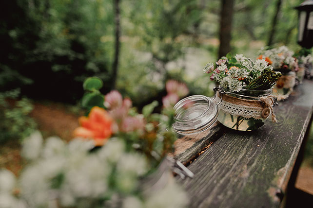 Свадьба в стиле эко-рустик, флористика