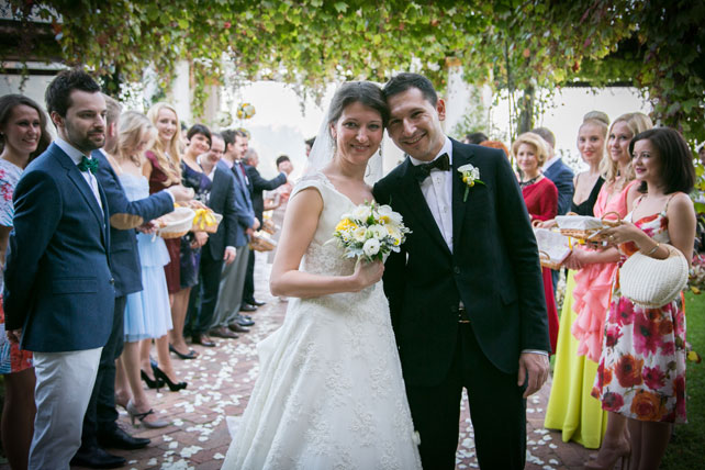 лимонная свадьба в Италии, жених и невеста