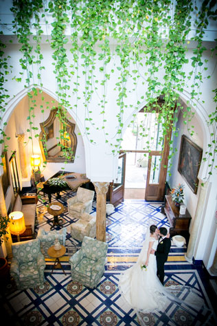 лимонная свадьба в Италии, жених и невеста