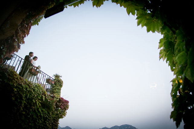 лимонная свадьба в Италии, вид с террасы