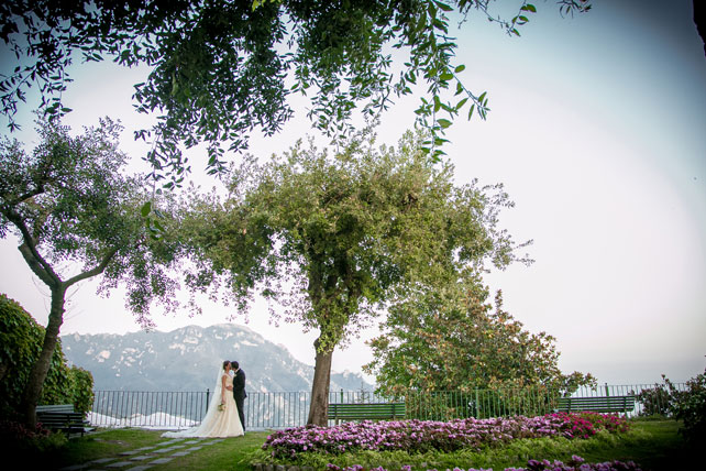 лимонная свадьба в Италии, жених и невеста