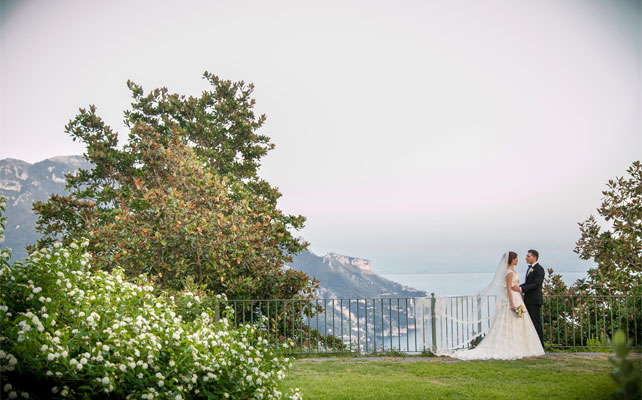 лимонная свадьба в Италии, жених и невеста