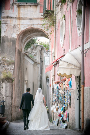 лимонная свадьба в Италии, жених и невеста