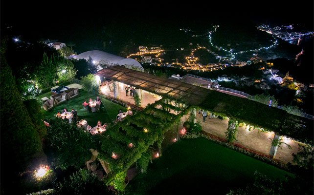 лимонная свадьба в Италии, место торжества