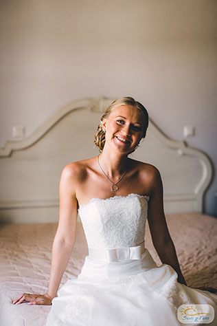 Лучезарная свадьба на Санторини, утро невесты