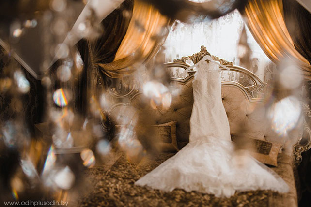 современная классика «Магия чисел», платье невесты