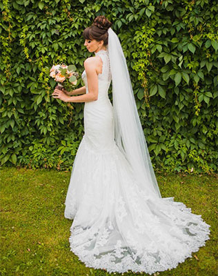 современная классика «Магия чисел», образ невесты