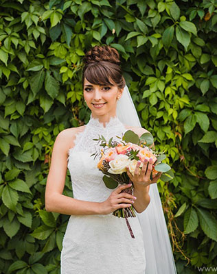 современная классика «Магия чисел», образ невесты