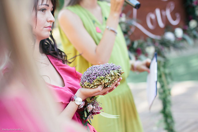 летняя свадьба, зеленый и коралловый, цветочная подушечка для колец