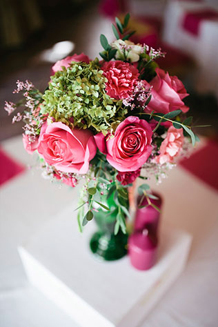 летняя свадьба, зеленый и коралловый, флористика