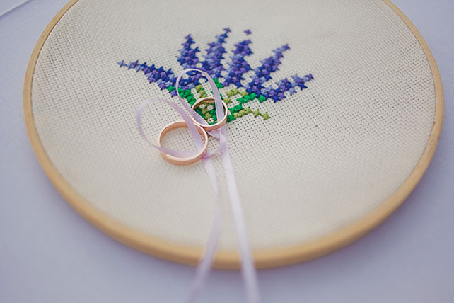 лавандовая свадьба, кольца