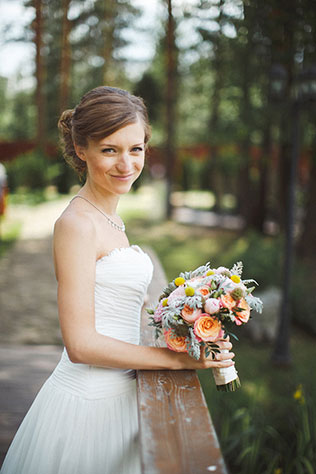 Милая летняя свадьба, образ невесты