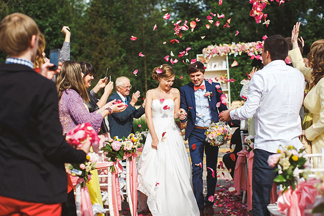 Милая летняя свадьба, церемония