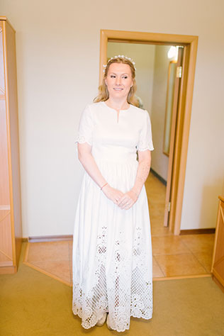 свадьба в стиле рустик, образ невесты