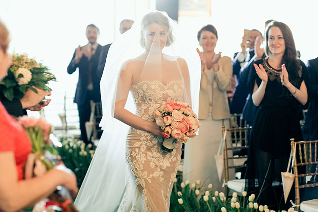 море тюльпанов, весенняя свадьба, церемония