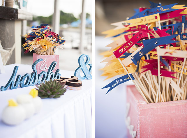 морская свадьба, детали свадьбы