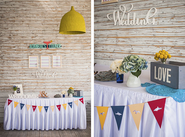 морская свадьба, детали свадьбы