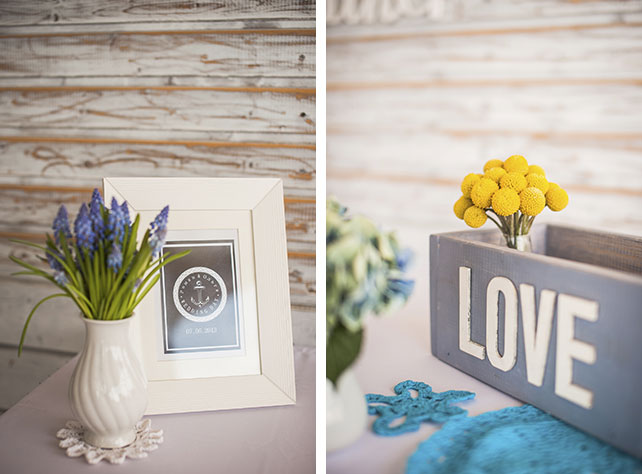 морская свадьба, детали свадьбы