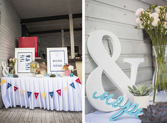 морская свадьба, детали свадьбы