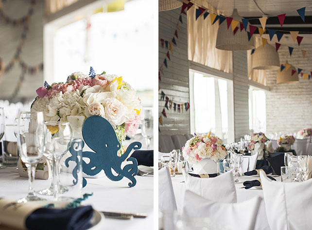 морская свадьба, детали свадьбы