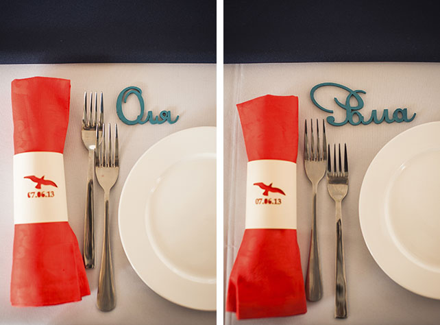 морская свадьба, детали свадьбы