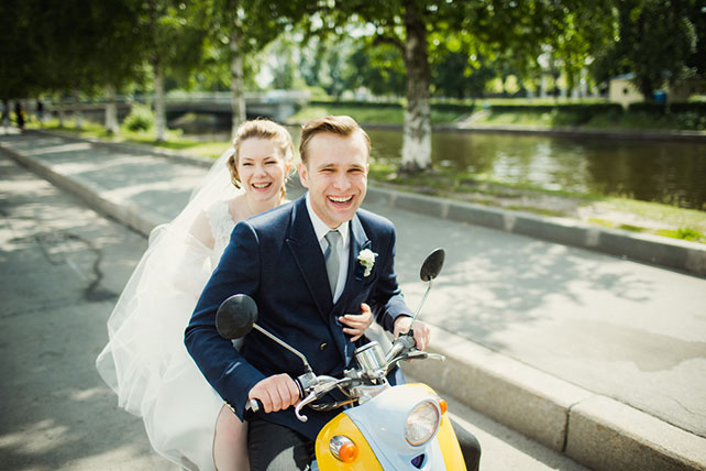 морская свадьба, прогулка