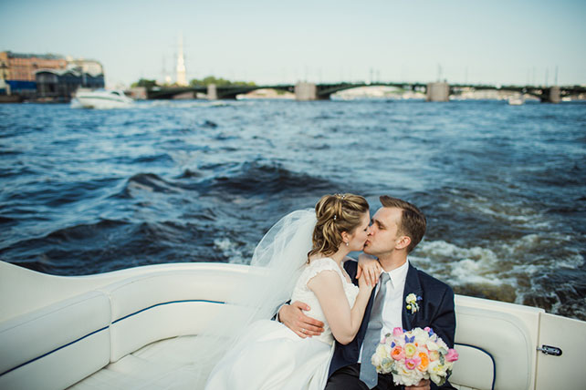 морская свадьба, фотосессия