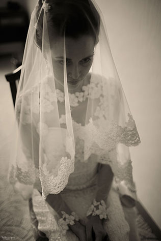 морская свадьба, образ невесты