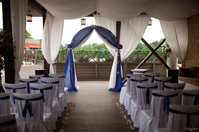 морская свадьба, свадебная арка в морском стиле