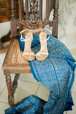 морская свадьба в Ницце, туфли невесты