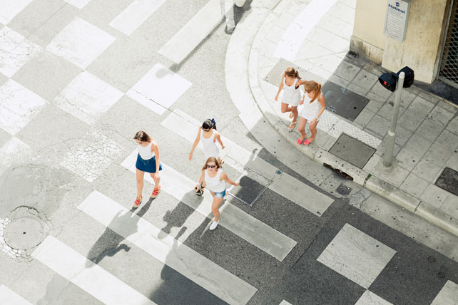 морская свадьба в Ницце, подружки невесты