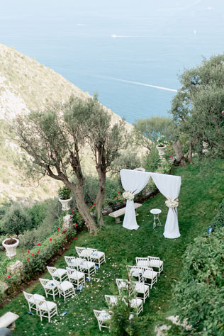 морская свадьба в Ницце, место церемонии