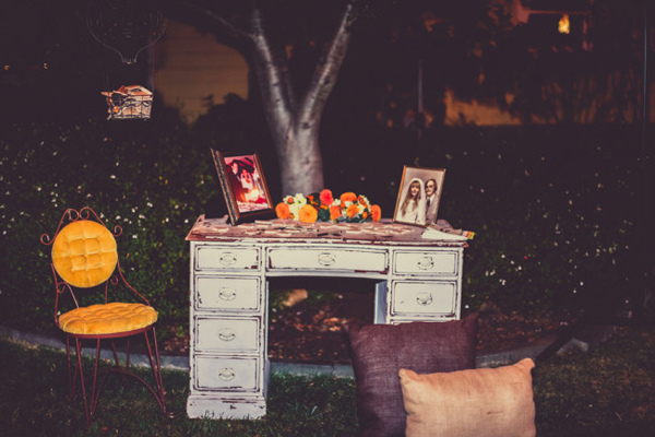 винтажный стол