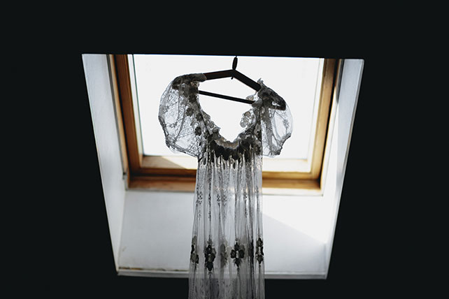 Музыкальная свадьба в стиле бохо, платье невесты