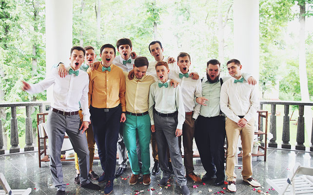 мятная свадьба, друзья жениха