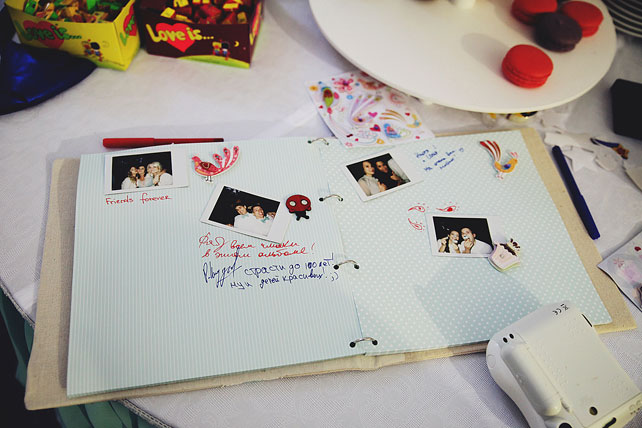 мятная свадьба, книга пожеланий