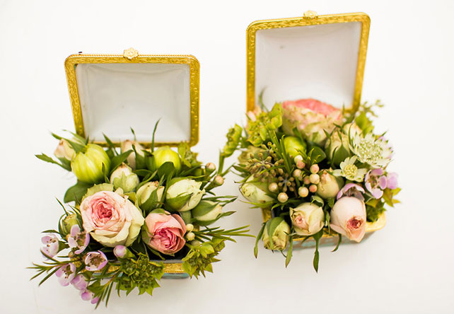 Очаровательная мятно-розовая свадьба Игоря и Анны, живые цветы в декоре свадьбы