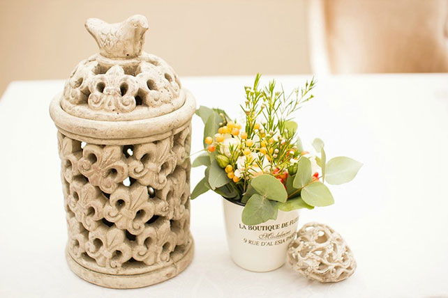 Очаровательная мятно-розовая свадьба Игоря и Анны, декор банкетного зала