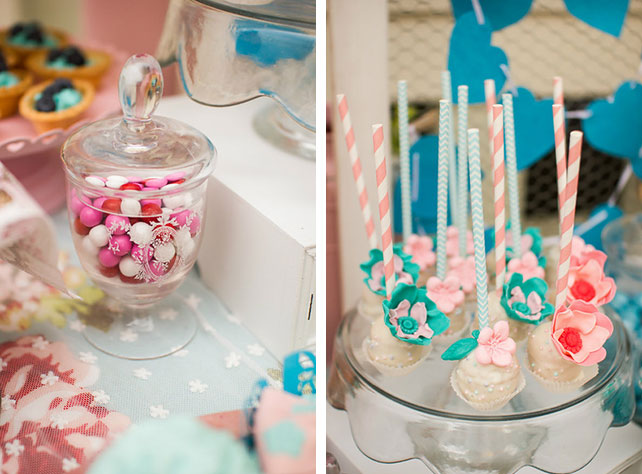 Очаровательная мятно-розовая свадьба Игоря и Анны, сладкий стол