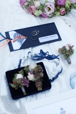 Путешествие на край света, кольца на приглашении