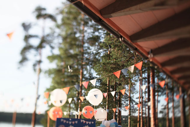 Путешествие на край света, флажки и воздушные шары 