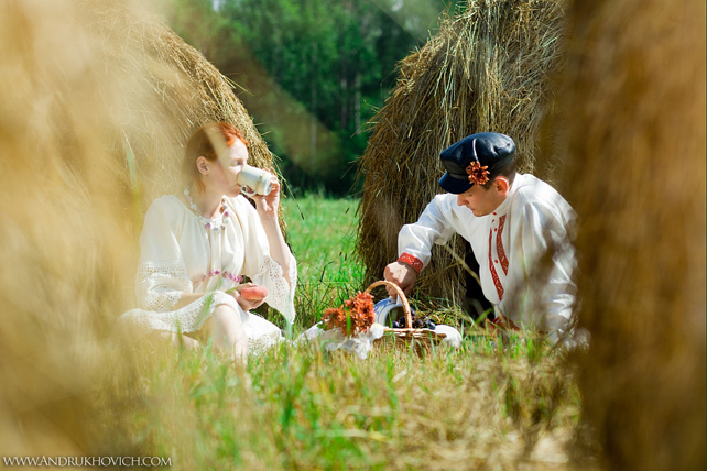 Свадьба в русском народном стиле