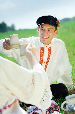 Свадьба в русском народном стиле