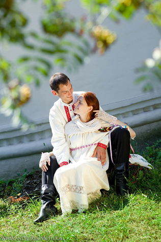 Свадьба в русском народном стиле